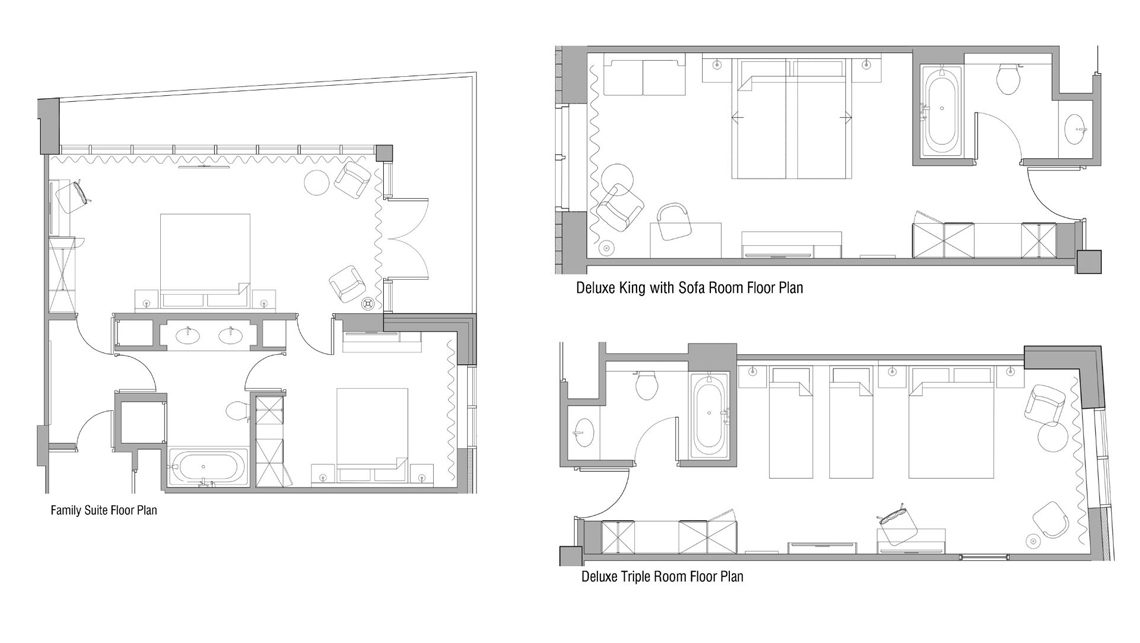 Family Rooms Floor Plans