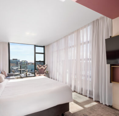 Junior Suite 407 Bedroom Balcony