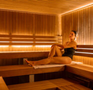 relax in our sauna